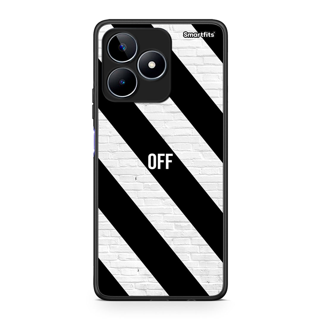 Realme C53 Get Off θήκη από τη Smartfits με σχέδιο στο πίσω μέρος και μαύρο περίβλημα | Smartphone case with colorful back and black bezels by Smartfits