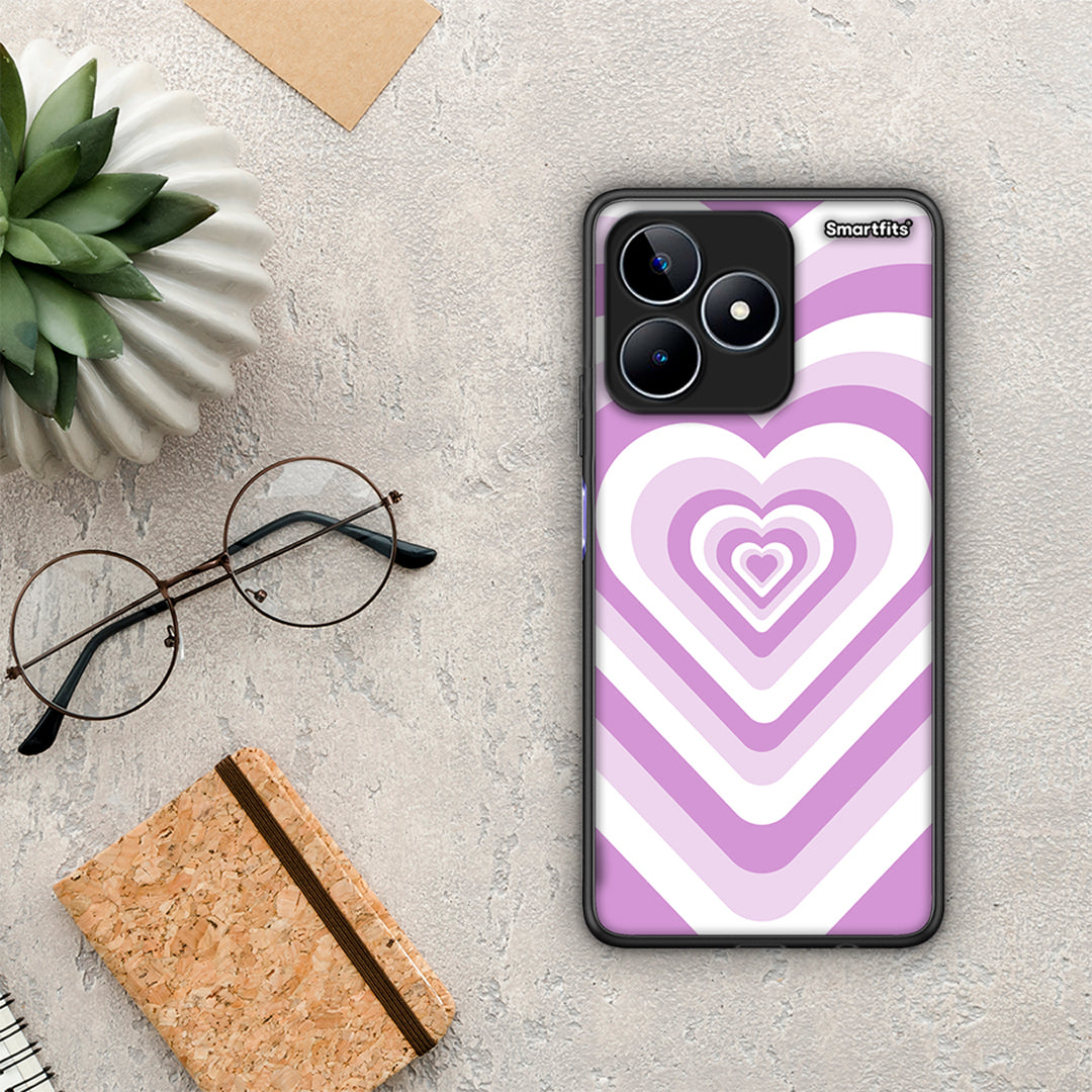Lilac Hearts - Realme C53 θήκη