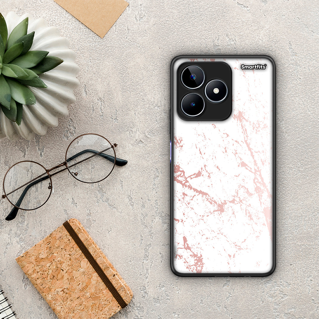 Marble Pink Splash - Realme C53 θήκη