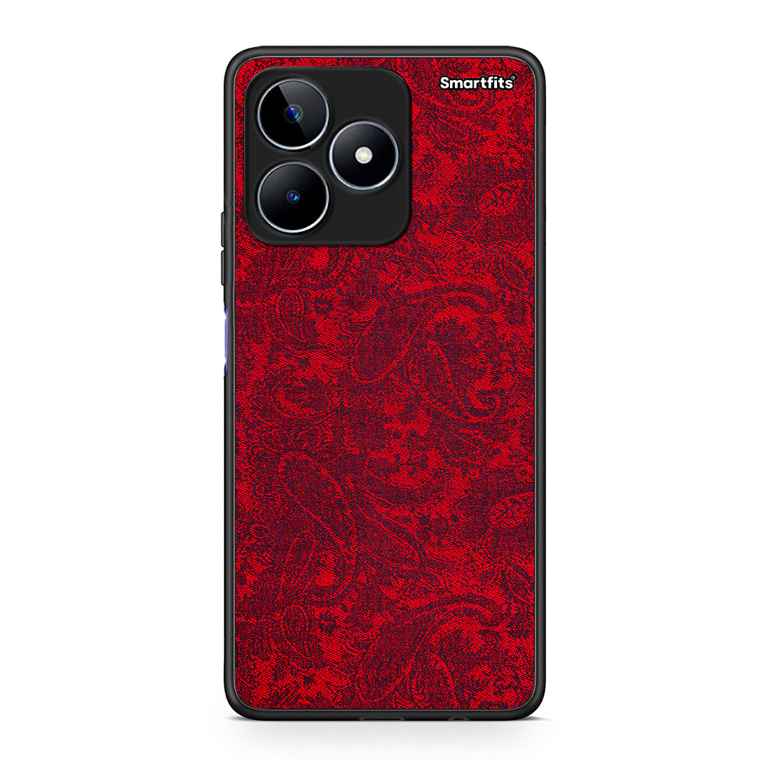Realme C53 Paisley Cashmere θήκη από τη Smartfits με σχέδιο στο πίσω μέρος και μαύρο περίβλημα | Smartphone case with colorful back and black bezels by Smartfits
