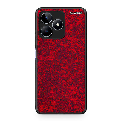 Realme C53 Paisley Cashmere θήκη από τη Smartfits με σχέδιο στο πίσω μέρος και μαύρο περίβλημα | Smartphone case with colorful back and black bezels by Smartfits