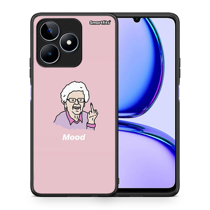 Θήκη Realme C53 Mood PopArt από τη Smartfits με σχέδιο στο πίσω μέρος και μαύρο περίβλημα | Realme C53 Mood PopArt case with colorful back and black bezels
