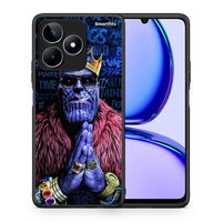 Thumbnail for Θήκη Realme C53 Thanos PopArt από τη Smartfits με σχέδιο στο πίσω μέρος και μαύρο περίβλημα | Realme C53 Thanos PopArt case with colorful back and black bezels