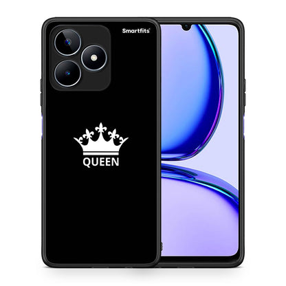 Θήκη Realme C53 Queen Valentine από τη Smartfits με σχέδιο στο πίσω μέρος και μαύρο περίβλημα | Realme C53 Queen Valentine case with colorful back and black bezels
