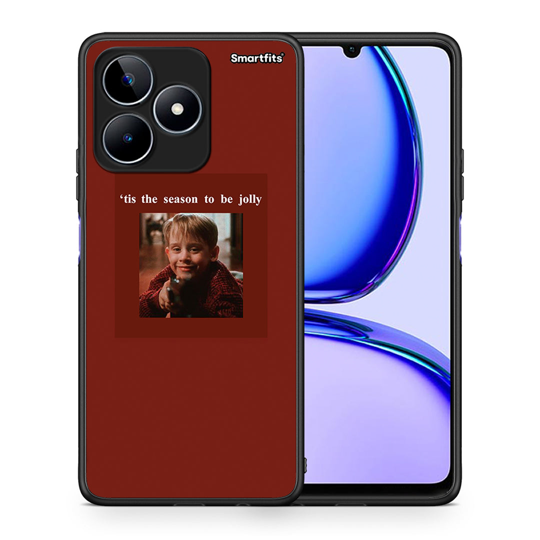 Θήκη Realme C53 Xmas Ultimate Spirit από τη Smartfits με σχέδιο στο πίσω μέρος και μαύρο περίβλημα | Realme C53 Xmas Ultimate Spirit case with colorful back and black bezels