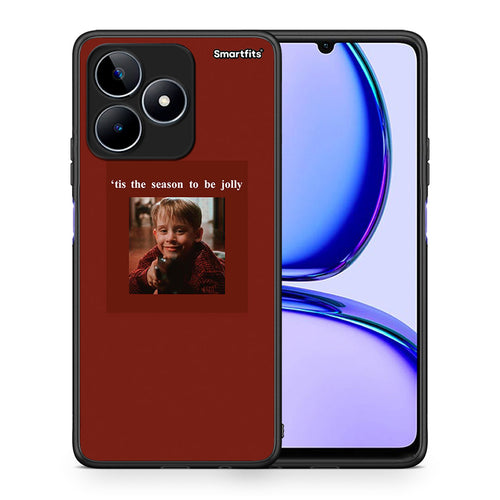 Θήκη Realme C53 Xmas Ultimate Spirit από τη Smartfits με σχέδιο στο πίσω μέρος και μαύρο περίβλημα | Realme C53 Xmas Ultimate Spirit case with colorful back and black bezels