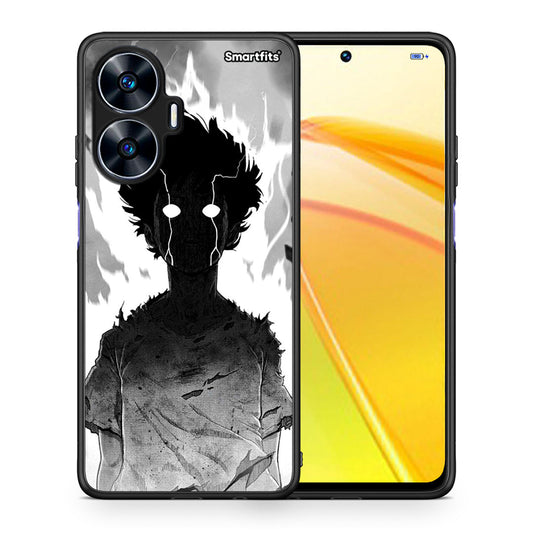 Θήκη Realme C55 Dual Anime Boy από τη Smartfits με σχέδιο στο πίσω μέρος και μαύρο περίβλημα | Realme C55 Dual Anime Boy Case with Colorful Back and Black Bezels