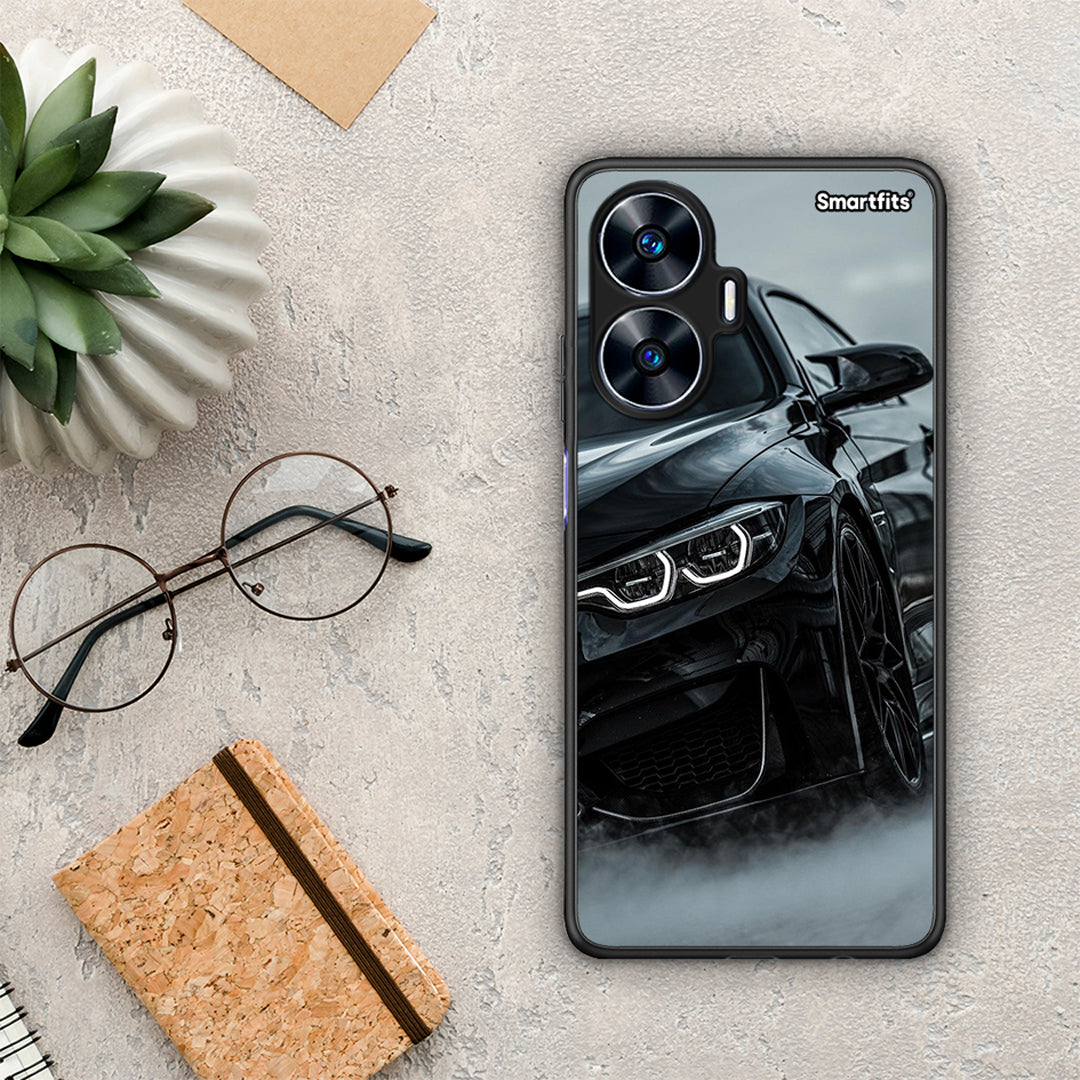 Θήκη Realme C55 Dual Black BMW από τη Smartfits με σχέδιο στο πίσω μέρος και μαύρο περίβλημα | Realme C55 Dual Black BMW Case with Colorful Back and Black Bezels