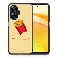 Thumbnail for Θήκη Realme C55 Dual Fries Before Guys από τη Smartfits με σχέδιο στο πίσω μέρος και μαύρο περίβλημα | Realme C55 Dual Fries Before Guys Case with Colorful Back and Black Bezels