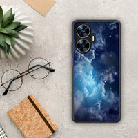 Thumbnail for Θήκη Realme C55 Dual Galactic Blue Sky από τη Smartfits με σχέδιο στο πίσω μέρος και μαύρο περίβλημα | Realme C55 Dual Galactic Blue Sky Case with Colorful Back and Black Bezels