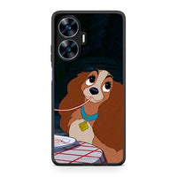 Thumbnail for Θήκη Realme C55 Dual Lady And Tramp 2 από τη Smartfits με σχέδιο στο πίσω μέρος και μαύρο περίβλημα | Realme C55 Dual Lady And Tramp 2 Case with Colorful Back and Black Bezels