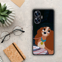 Thumbnail for Θήκη Realme C55 Dual Lady And Tramp 2 από τη Smartfits με σχέδιο στο πίσω μέρος και μαύρο περίβλημα | Realme C55 Dual Lady And Tramp 2 Case with Colorful Back and Black Bezels