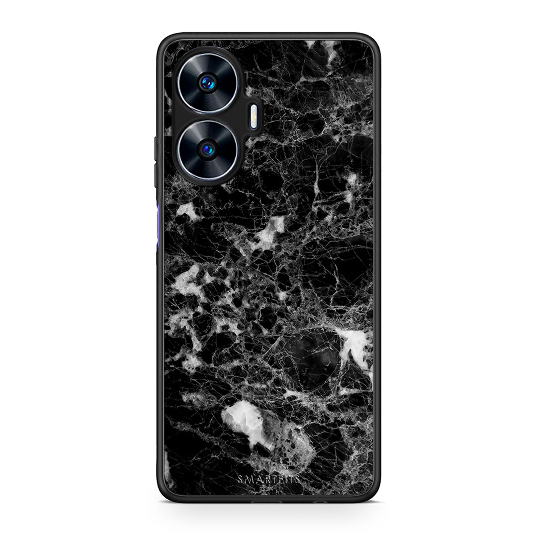 Θήκη Realme C55 Dual Marble Male από τη Smartfits με σχέδιο στο πίσω μέρος και μαύρο περίβλημα | Realme C55 Dual Marble Male Case with Colorful Back and Black Bezels