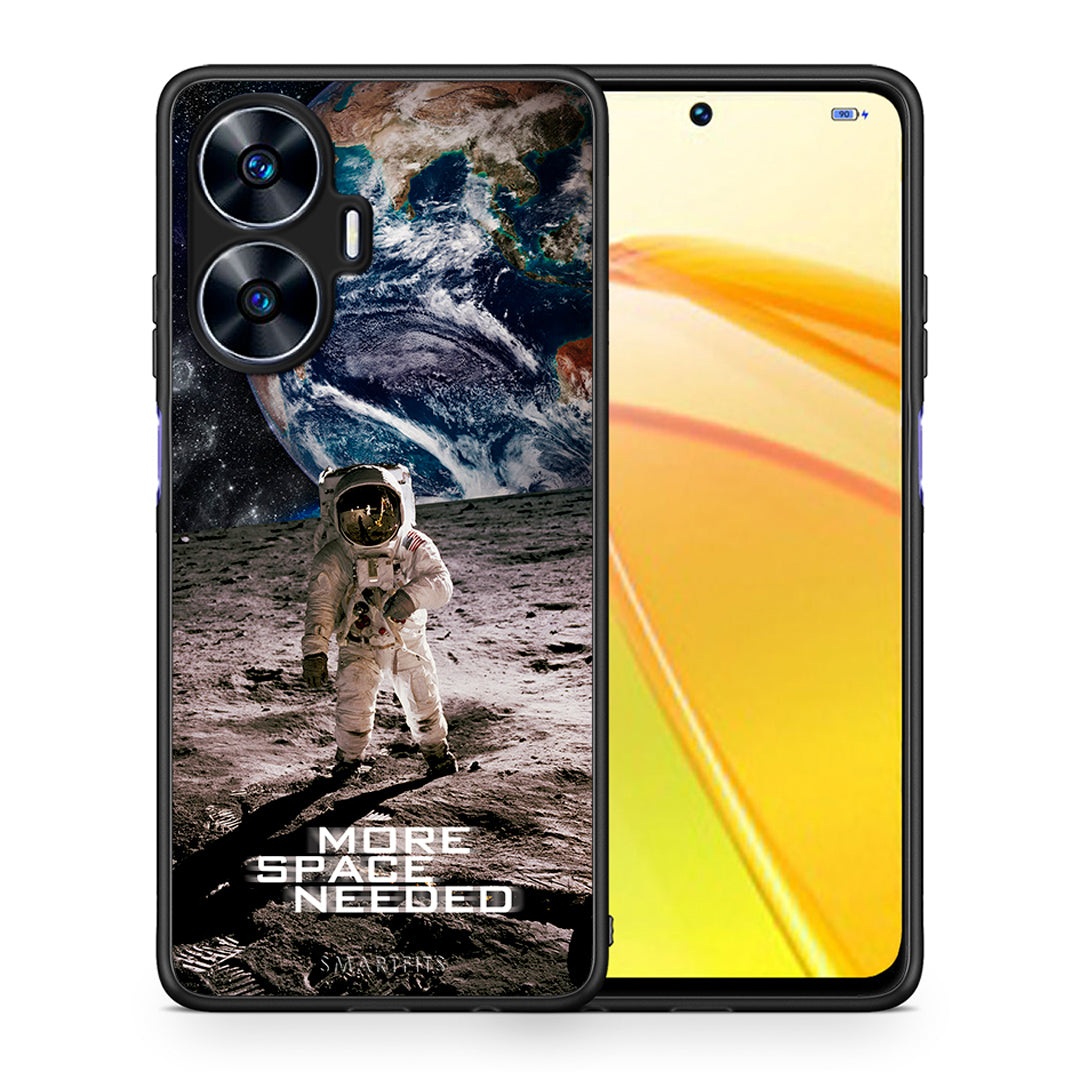 Θήκη Realme C55 Dual More Space από τη Smartfits με σχέδιο στο πίσω μέρος και μαύρο περίβλημα | Realme C55 Dual More Space Case with Colorful Back and Black Bezels