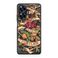Thumbnail for Θήκη Realme C55 Dual Ninja Turtles από τη Smartfits με σχέδιο στο πίσω μέρος και μαύρο περίβλημα | Realme C55 Dual Ninja Turtles Case with Colorful Back and Black Bezels