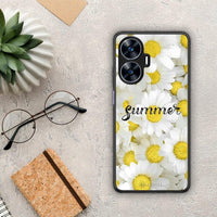 Thumbnail for Θήκη Realme C55 Dual Summer Daisies από τη Smartfits με σχέδιο στο πίσω μέρος και μαύρο περίβλημα | Realme C55 Dual Summer Daisies Case with Colorful Back and Black Bezels