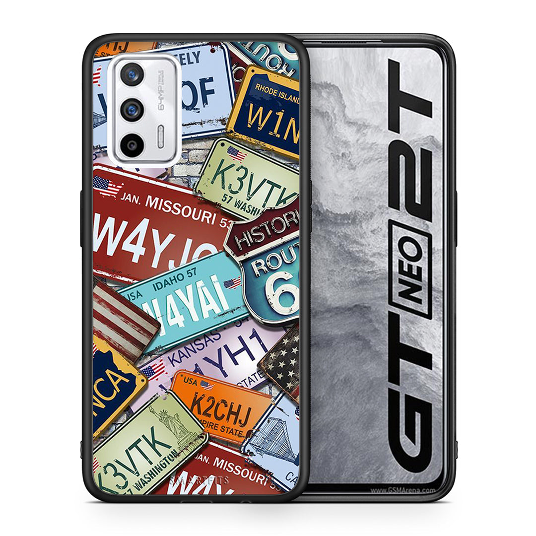 Car Plates - Realme GT θήκη