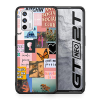 Thumbnail for Θήκη Αγίου Βαλεντίνου Realme GT Collage Bitchin από τη Smartfits με σχέδιο στο πίσω μέρος και μαύρο περίβλημα | Realme GT Collage Bitchin case with colorful back and black bezels