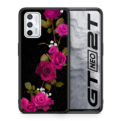 Flower Red Roses - Realme GT θήκη