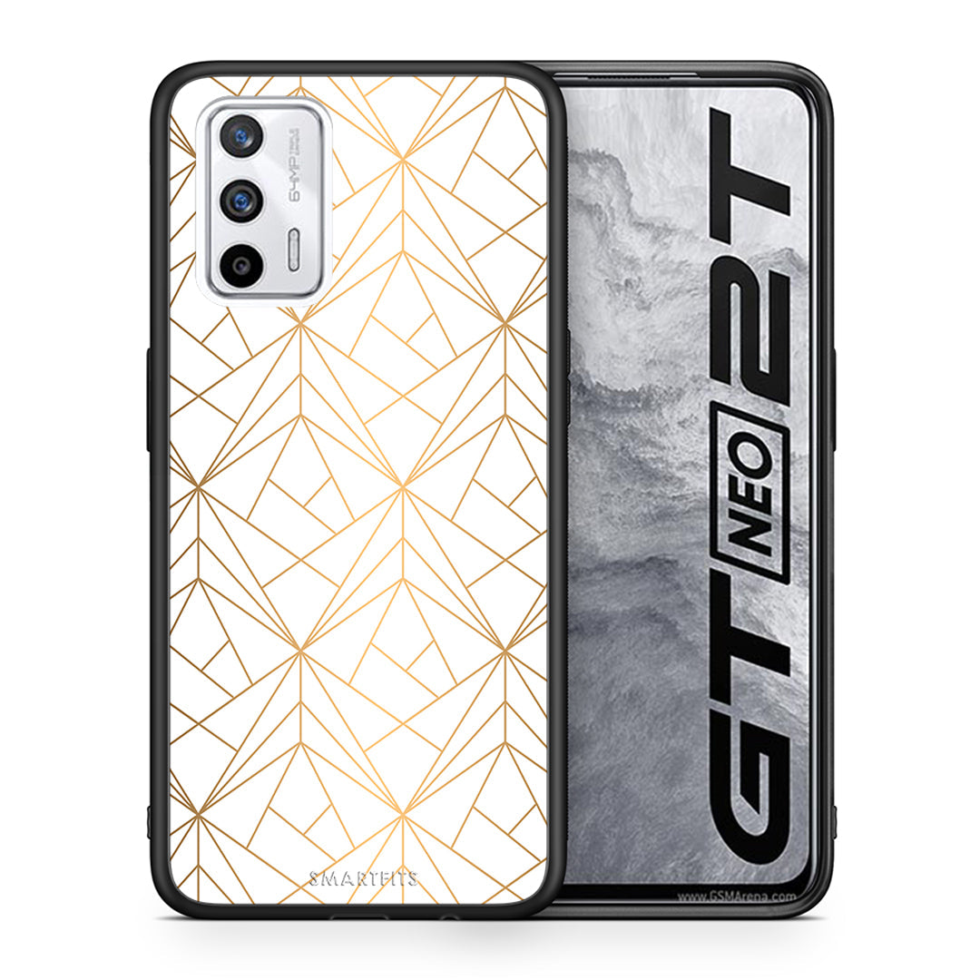 Geometric Luxury White - Realme GT θήκη