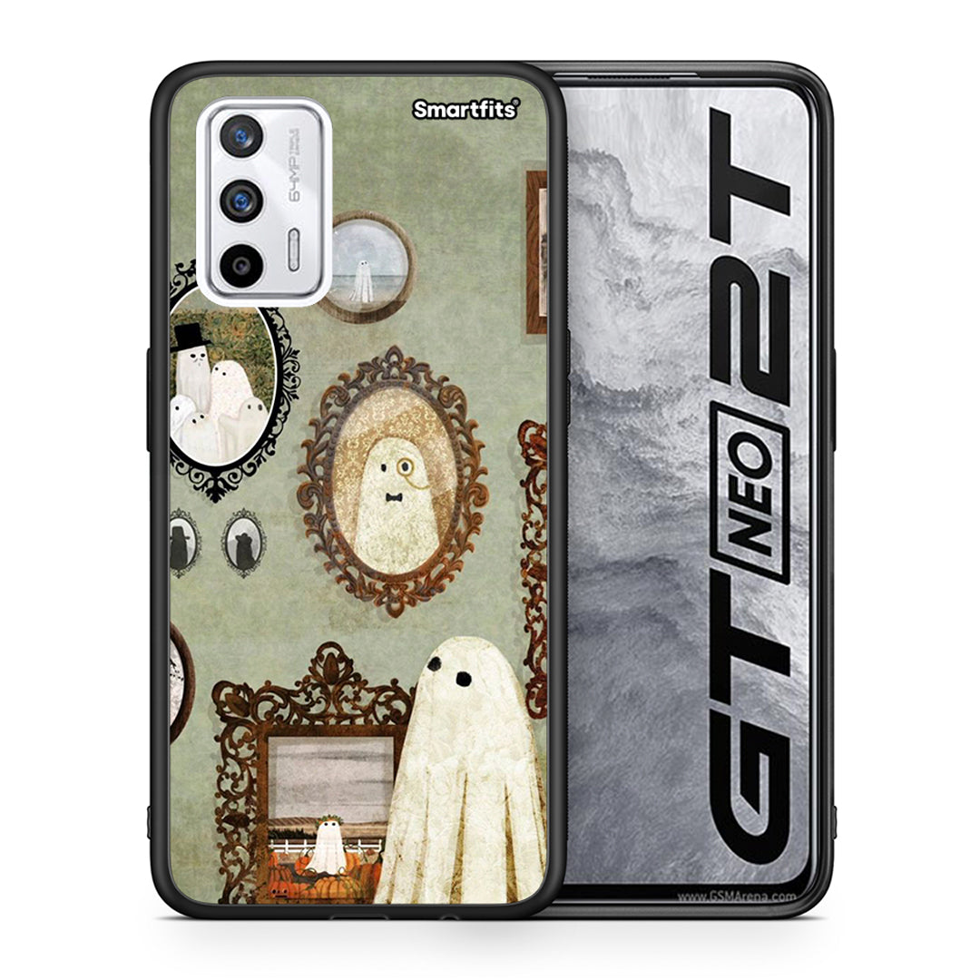 Θήκη Realme GT Halloween Ghost Season από τη Smartfits με σχέδιο στο πίσω μέρος και μαύρο περίβλημα | Realme GT Halloween Ghost Season case with colorful back and black bezels