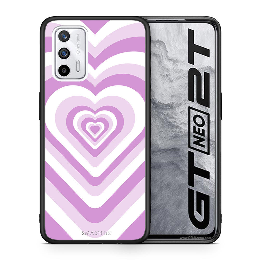 Lilac Hearts - Realme GT θήκη