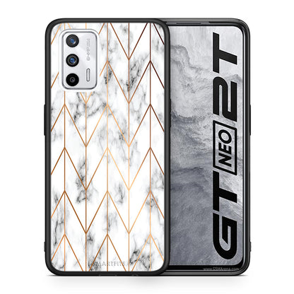 Marble Gold Geometric - Realme GT θήκη
