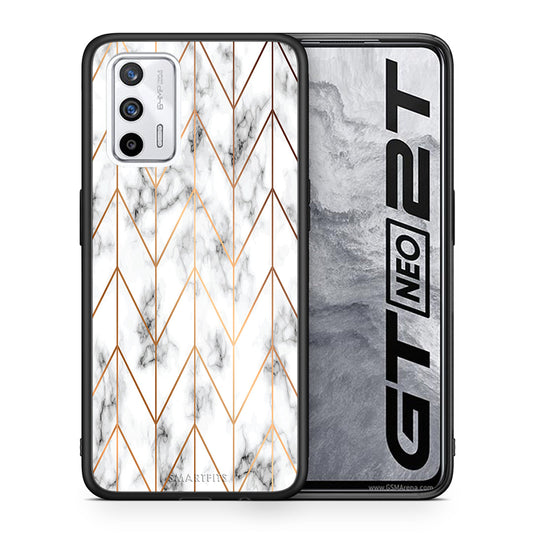 Marble Gold Geometric - Realme GT θήκη