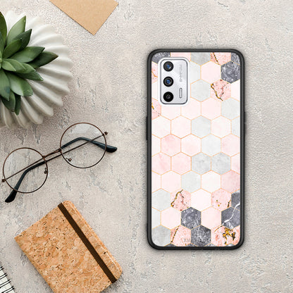 Marble Hexagon Pink - Realme GT θήκη
