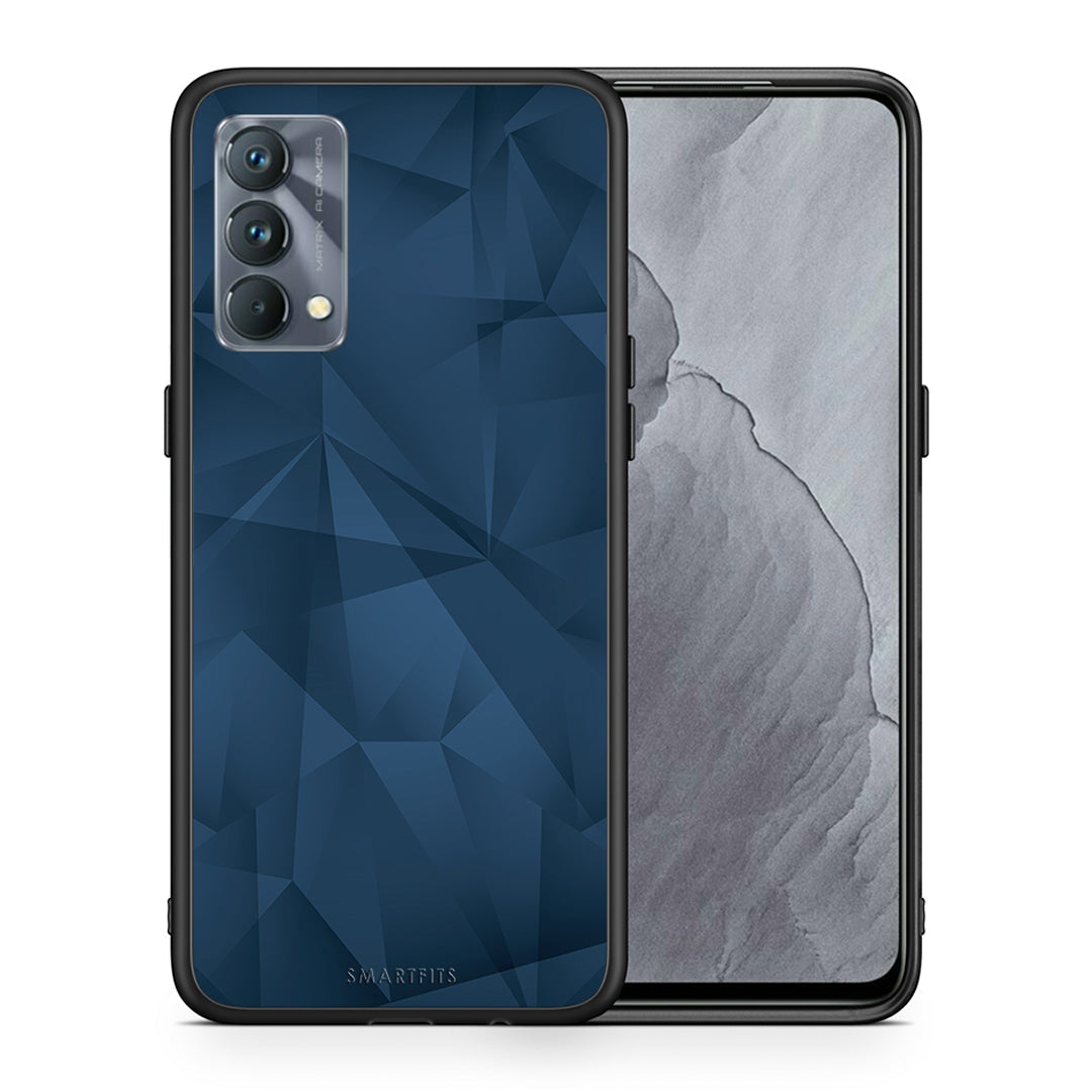 Geometric Blue Abstract - Realme GT Master θήκη