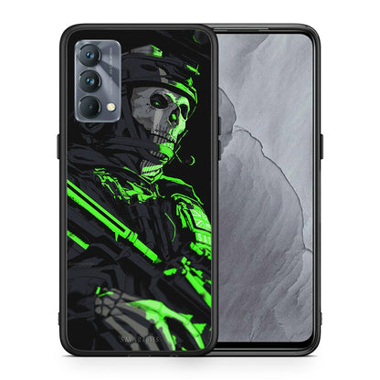 Θήκη Αγίου Βαλεντίνου Realme GT Master Green Soldier από τη Smartfits με σχέδιο στο πίσω μέρος και μαύρο περίβλημα | Realme GT Master Green Soldier case with colorful back and black bezels