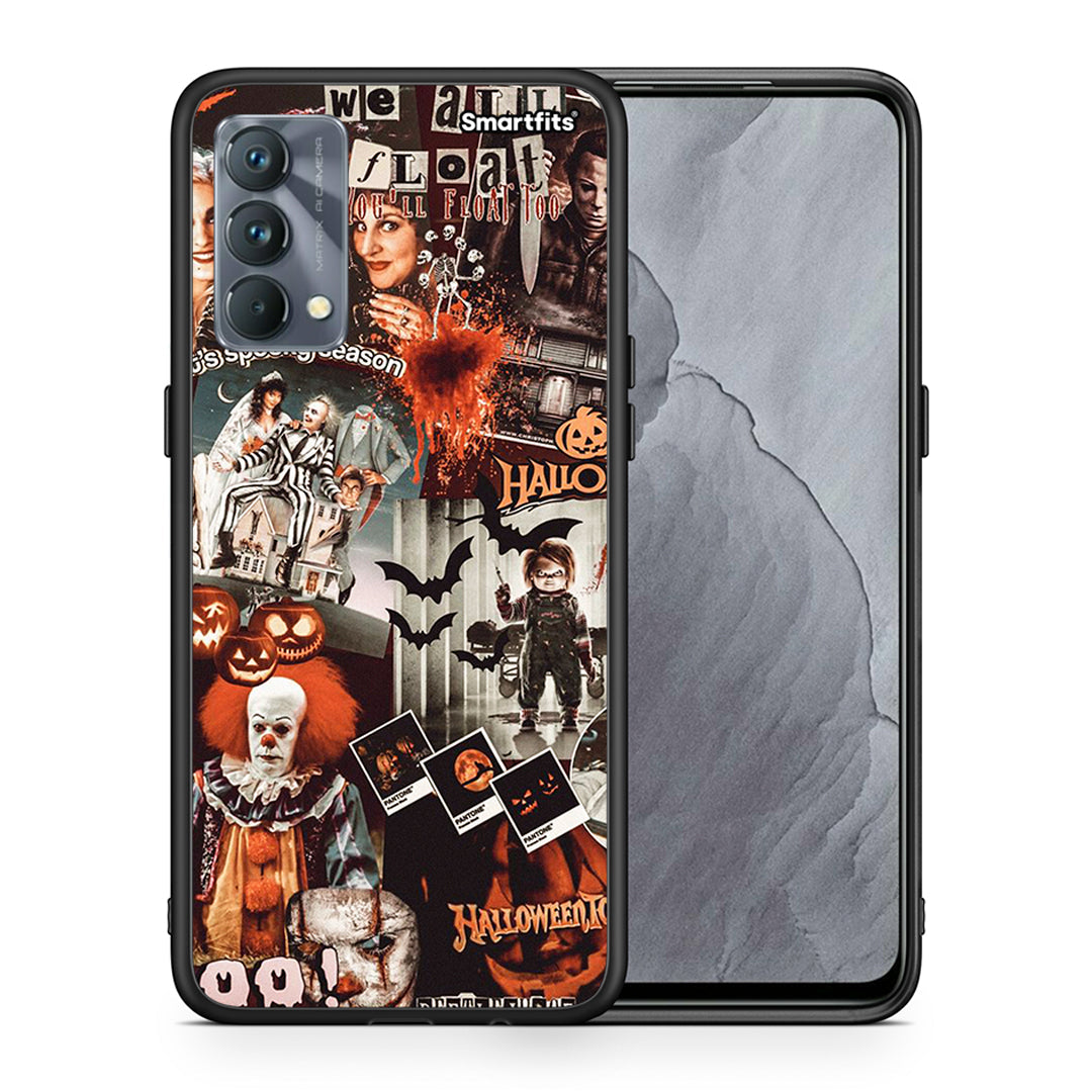 Θήκη Realme GT Master Halloween Spooky Season από τη Smartfits με σχέδιο στο πίσω μέρος και μαύρο περίβλημα | Realme GT Master Halloween Spooky Season case with colorful back and black bezels