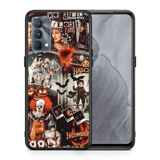 Θήκη Realme GT Master Halloween Spooky Season από τη Smartfits με σχέδιο στο πίσω μέρος και μαύρο περίβλημα | Realme GT Master Halloween Spooky Season case with colorful back and black bezels