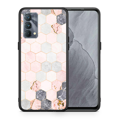 Marble Hexagon Pink - Realme GT Master θήκη
