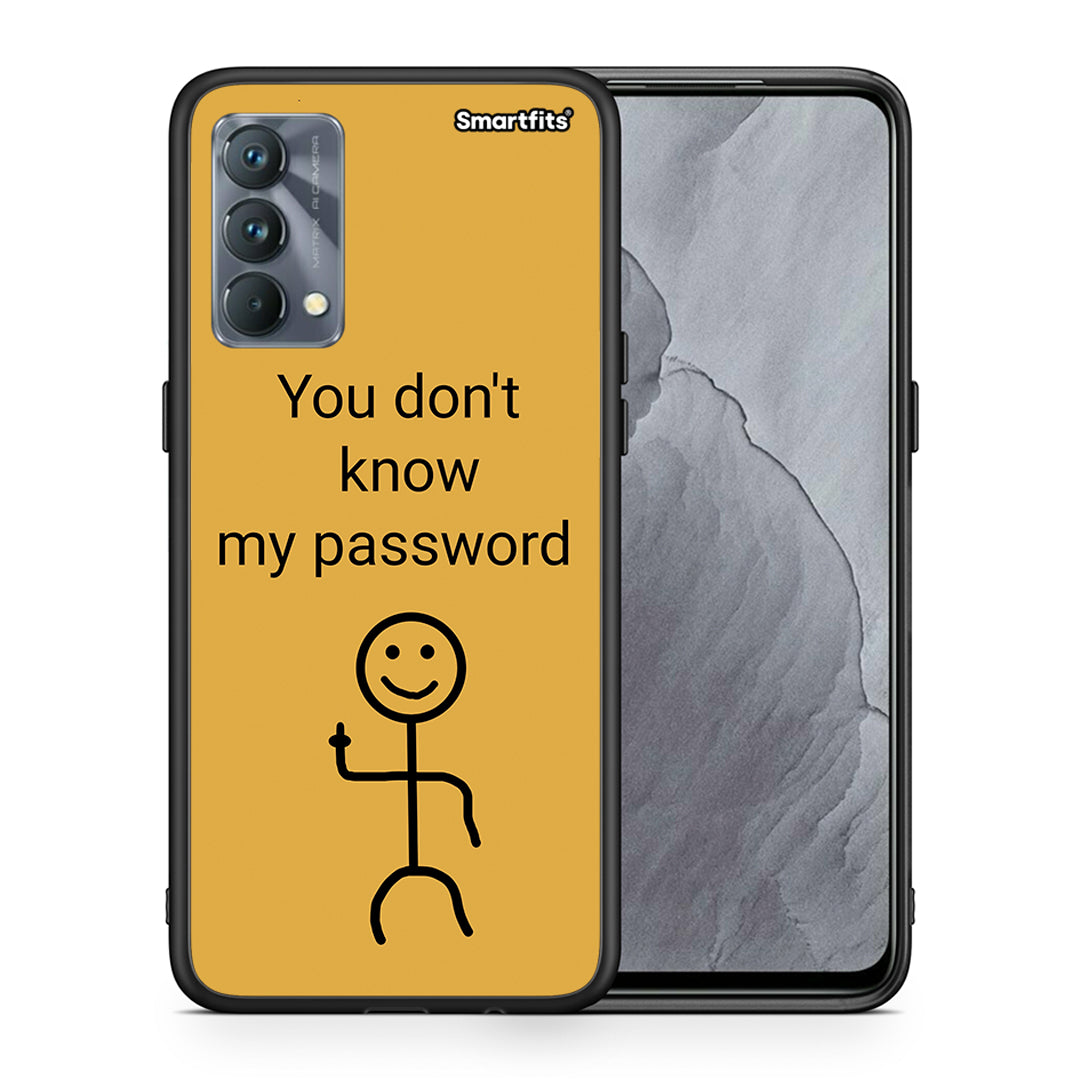 Θήκη Realme GT Master My Password από τη Smartfits με σχέδιο στο πίσω μέρος και μαύρο περίβλημα | Realme GT Master My Password case with colorful back and black bezels