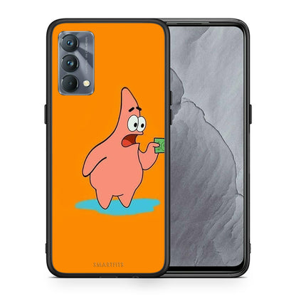 Θήκη Αγίου Βαλεντίνου Realme GT Master No Money 1 από τη Smartfits με σχέδιο στο πίσω μέρος και μαύρο περίβλημα | Realme GT Master No Money 1 case with colorful back and black bezels