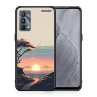 Thumbnail for Θήκη Realme GT Master Pixel Sunset από τη Smartfits με σχέδιο στο πίσω μέρος και μαύρο περίβλημα | Realme GT Master Pixel Sunset case with colorful back and black bezels