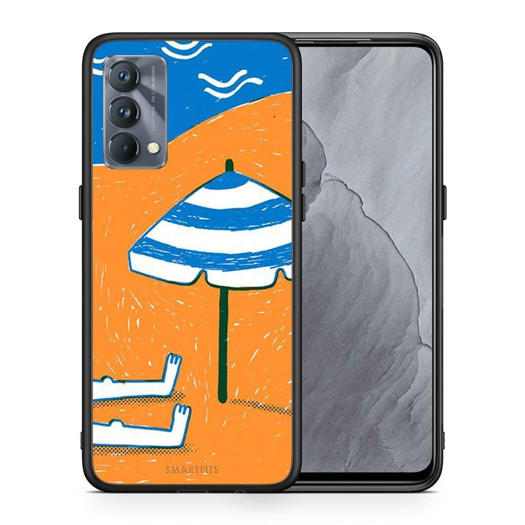 Θήκη Realme GT Master Summering από τη Smartfits με σχέδιο στο πίσω μέρος και μαύρο περίβλημα | Realme GT Master Summering case with colorful back and black bezels