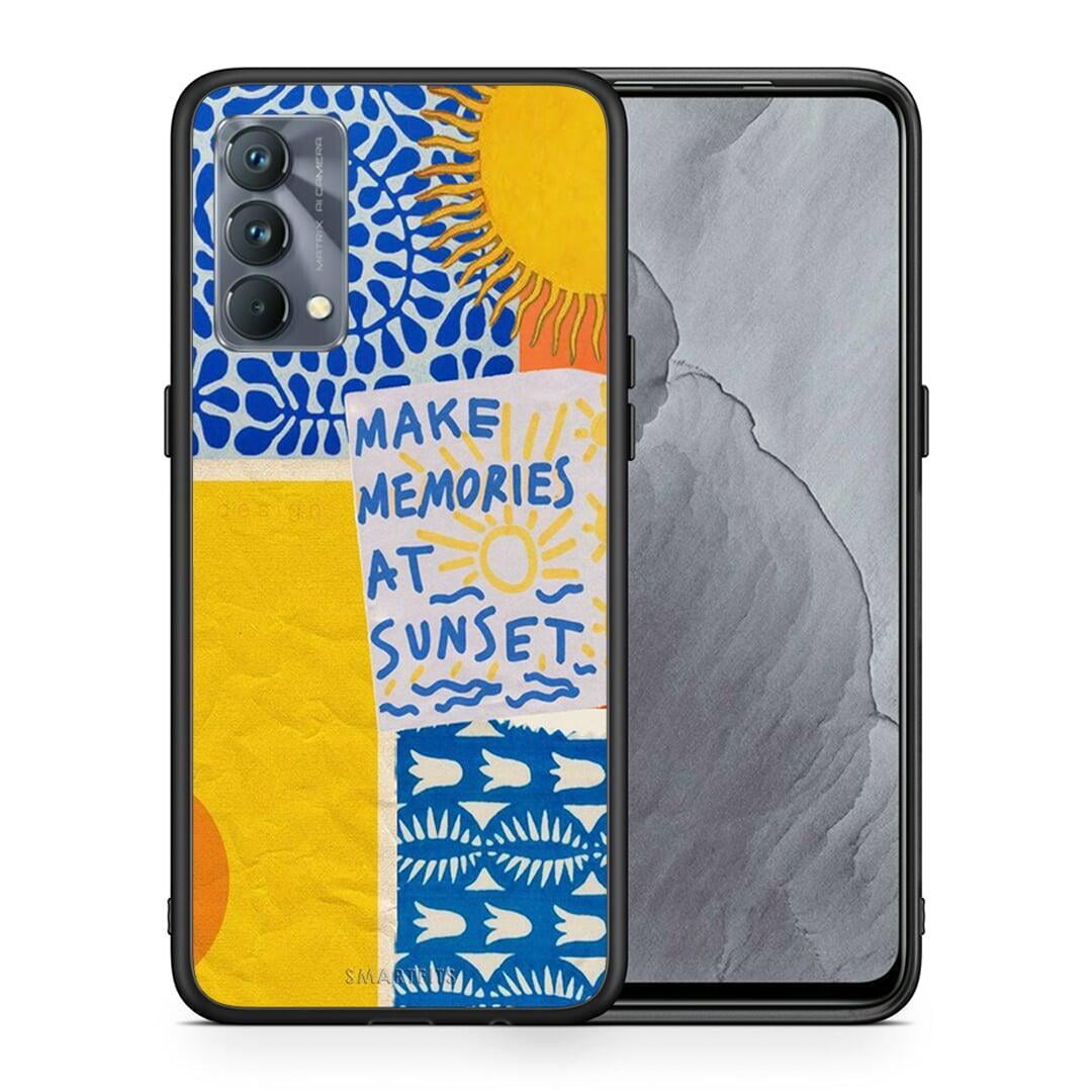 Θήκη Realme GT Master Sunset Memories από τη Smartfits με σχέδιο στο πίσω μέρος και μαύρο περίβλημα | Realme GT Master Sunset Memories case with colorful back and black bezels