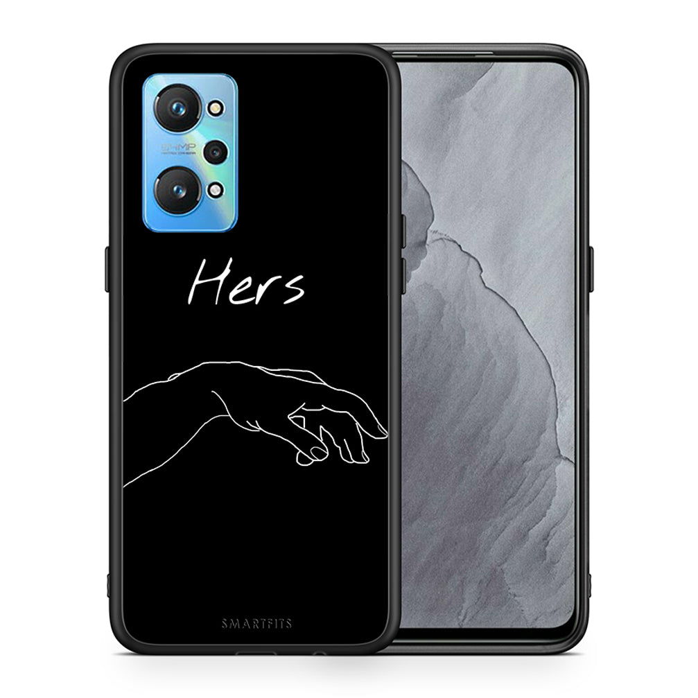 Θήκη Αγίου Βαλεντίνου Realme GT Neo 2 Aeshetic Love 1 από τη Smartfits με σχέδιο στο πίσω μέρος και μαύρο περίβλημα | Realme GT Neo 2 Aeshetic Love 1 case with colorful back and black bezels