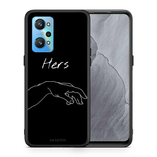 Θήκη Αγίου Βαλεντίνου Realme GT Neo 2 Aeshetic Love 1 από τη Smartfits με σχέδιο στο πίσω μέρος και μαύρο περίβλημα | Realme GT Neo 2 Aeshetic Love 1 case with colorful back and black bezels