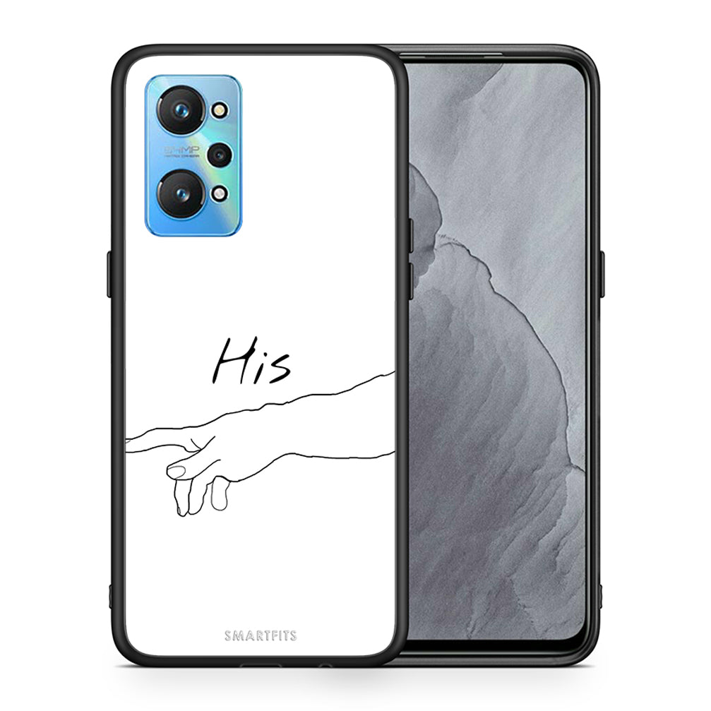 Θήκη Αγίου Βαλεντίνου Realme GT Neo 2 Aeshetic Love 2 από τη Smartfits με σχέδιο στο πίσω μέρος και μαύρο περίβλημα | Realme GT Neo 2 Aeshetic Love 2 case with colorful back and black bezels