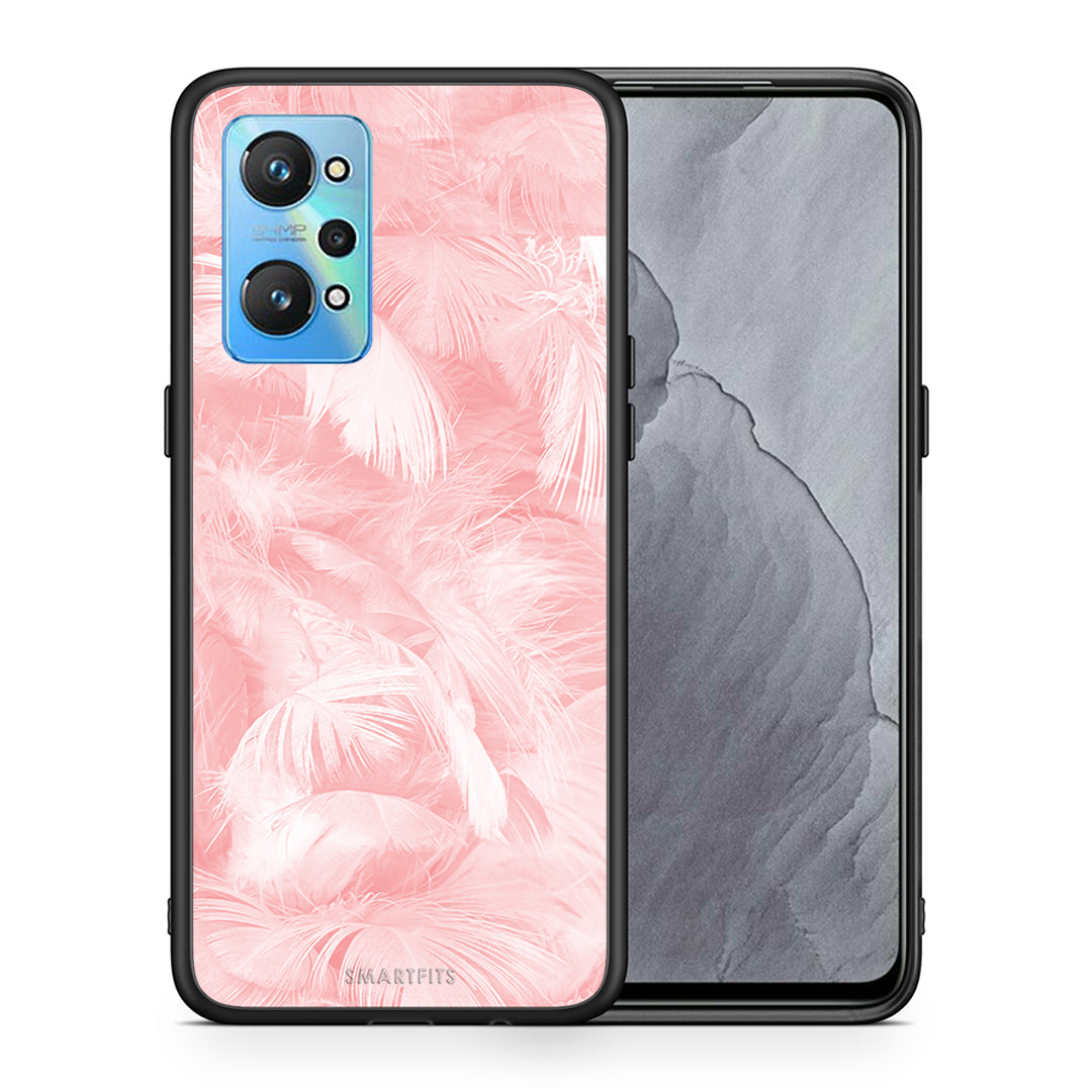 Boho Pink Feather - Realme GT Neo 2 θήκη