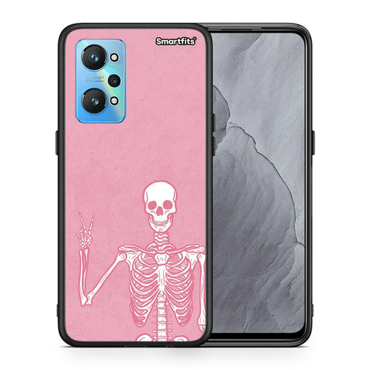 Θήκη Realme GT Neo 2 Halloween Motivation από τη Smartfits με σχέδιο στο πίσω μέρος και μαύρο περίβλημα | Realme GT Neo 2 Halloween Motivation case with colorful back and black bezels