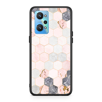 Marble Hexagon Pink - Realme GT Neo 2 θήκη