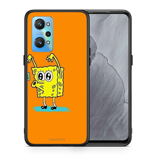 Θήκη Αγίου Βαλεντίνου Realme GT Neo 2 No Money 2 από τη Smartfits με σχέδιο στο πίσω μέρος και μαύρο περίβλημα | Realme GT Neo 2 No Money 2 case with colorful back and black bezels