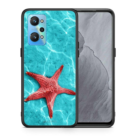Θήκη Realme GT Neo 2 Red Starfish από τη Smartfits με σχέδιο στο πίσω μέρος και μαύρο περίβλημα | Realme GT Neo 2 Red Starfish case with colorful back and black bezels