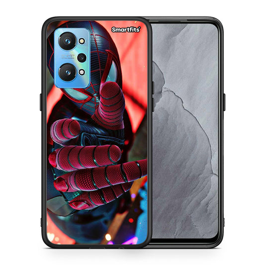 Θήκη Realme GT Neo 2 Spider Hand από τη Smartfits με σχέδιο στο πίσω μέρος και μαύρο περίβλημα | Realme GT Neo 2 Spider Hand case with colorful back and black bezels
