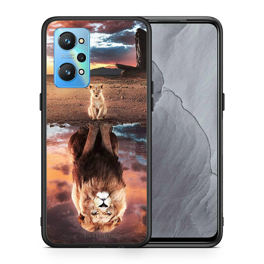 Θήκη Αγίου Βαλεντίνου Realme GT Neo 2 Sunset Dreams από τη Smartfits με σχέδιο στο πίσω μέρος και μαύρο περίβλημα | Realme GT Neo 2 Sunset Dreams case with colorful back and black bezels