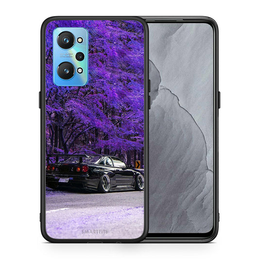 Θήκη Αγίου Βαλεντίνου Realme GT Neo 2 Super Car από τη Smartfits με σχέδιο στο πίσω μέρος και μαύρο περίβλημα | Realme GT Neo 2 Super Car case with colorful back and black bezels